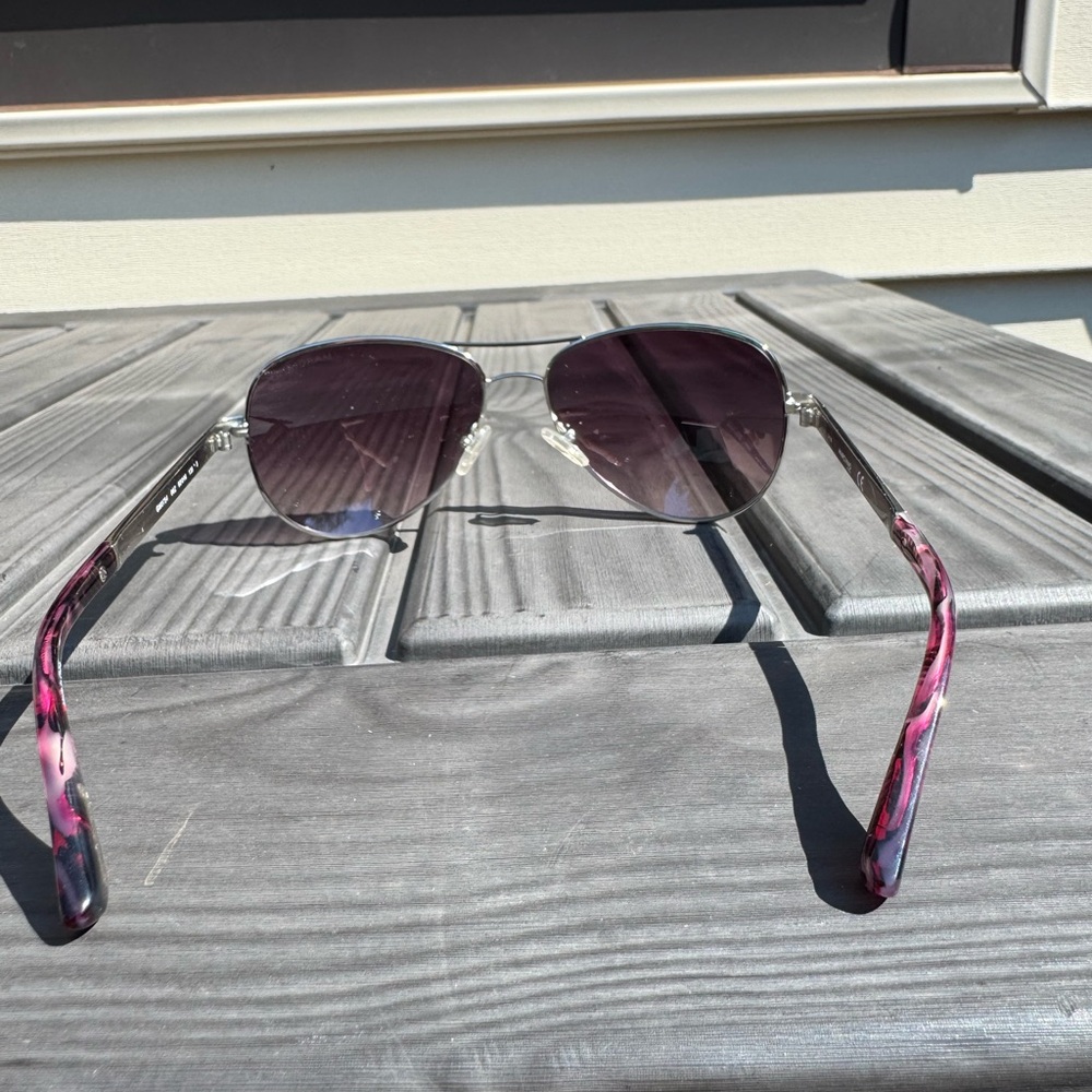 Guess by Merciano Crystal Accent Aviator Sunglasses - Picture 2 of 9